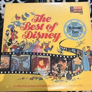 Vintage Best of Disney volume 2 Vinyl album